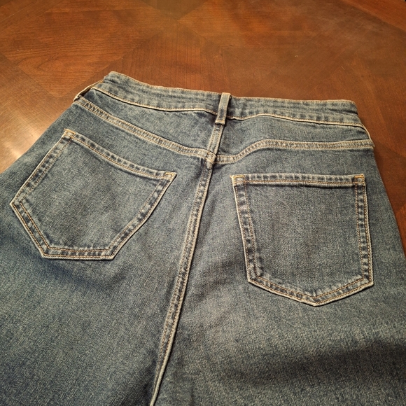 Old Navy Flare Blue Denim Jeans Women Size 8 - Picture 8 of 15